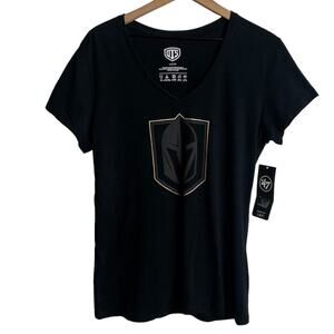 Vegas Golden Knights Black Women Shirt Jet Black Size Large Brand New With Tags